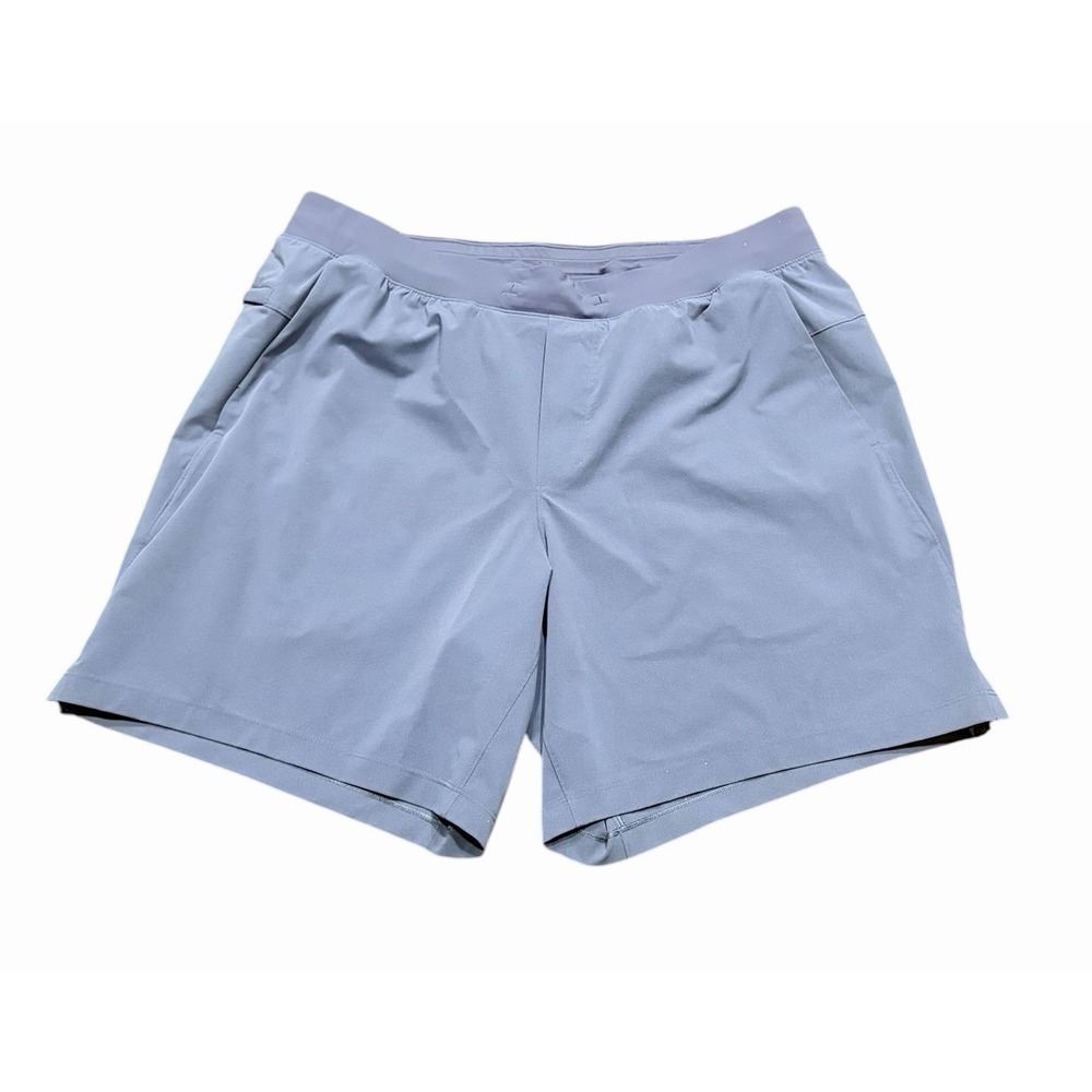Lululemon Zeroed In Linerless Shorts 7" Steel Blue Men's Size XL M7BJ0S Athletic